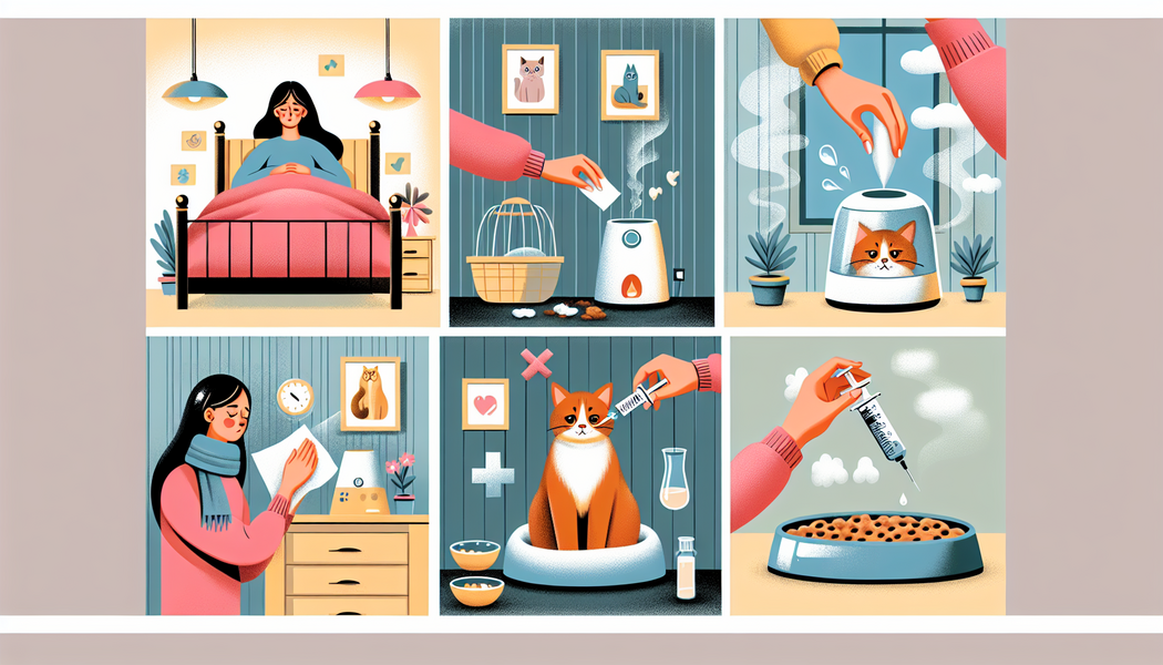Vermeiden von Zugluft und kalten Räumen - Was tun wenn die Katze erkältet ist? Hausmittel Tipps