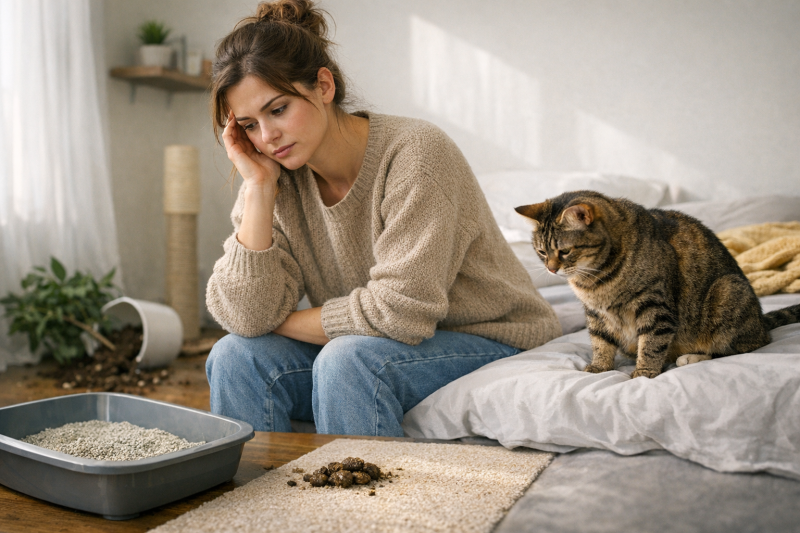 Warum benutzt meine Katze ihr Katzenklo nicht mehr ? Ursachen und Lösungen verstehen